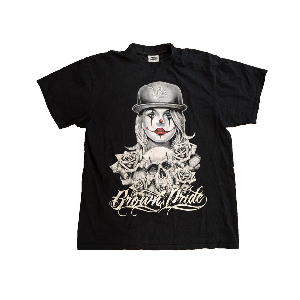 Vintage 00s Homies Chicano Lowrider Brown Pride T-Shirt XL Payasa Mi Vida Loca